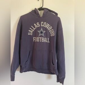 Dallas Cowboys NFL Vintage Blue Hoodie embroidered size men’s medium